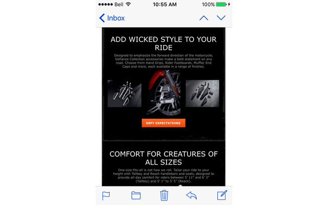 HARLEY-DAVIDSON ACCESSORIES EMAIL 8/10