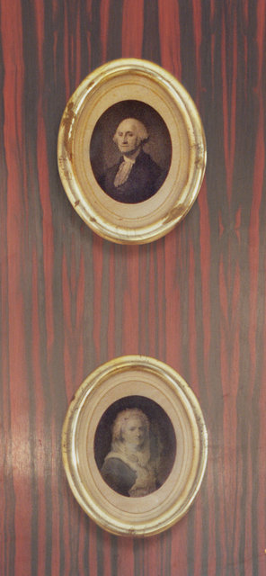 George and Martha Washington detail