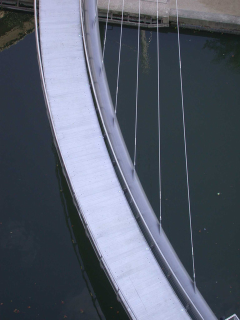 Grand Union Canal Pedestrian Bridge - Detail