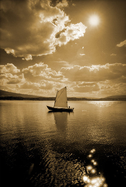 Abiquiu Lake, New Mexico<br>Kodak Infrared Duotone