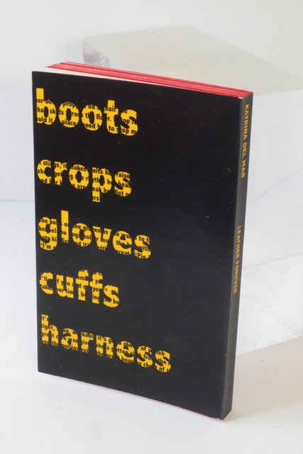 KATRINA DEL MAR_LEATHER FOREVER _4.5x6x.75in handmade paperback book_2013
