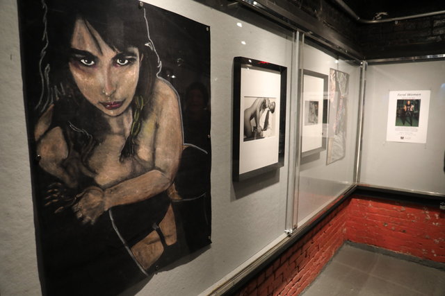 Feral Women Filmed Portraits Prince Street Project Space Leslie Lohman Museum NYC Katrina del Mar Immersive Exhibition
