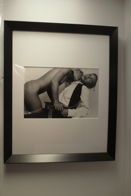 Kim with her eyes rolled back. vintage print