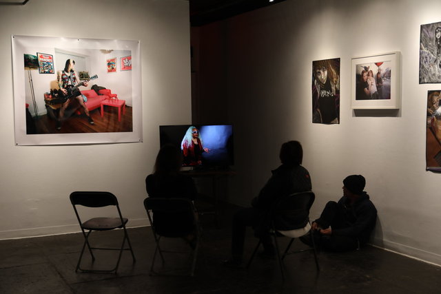 Feral Women Filmed Portraits Prince Street Project Space Leslie Lohman Museum NYC Katrina del Mar Immersive Exhibition