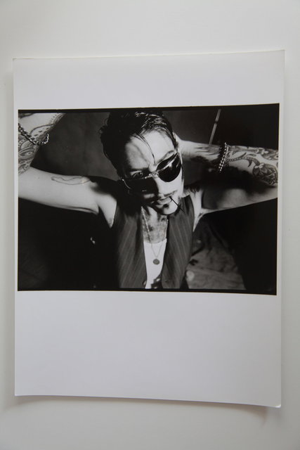 Deb Parker in drag vintage print