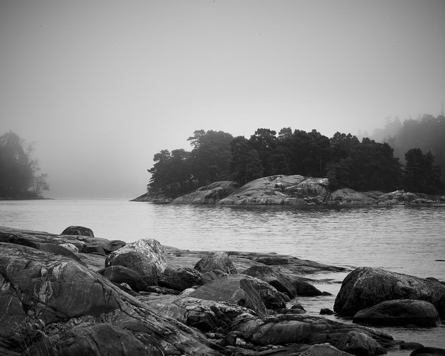 Spring Fog at Porkkala