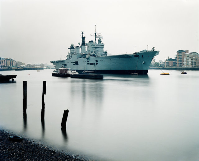 HMS Illustrious (R06), Thames River