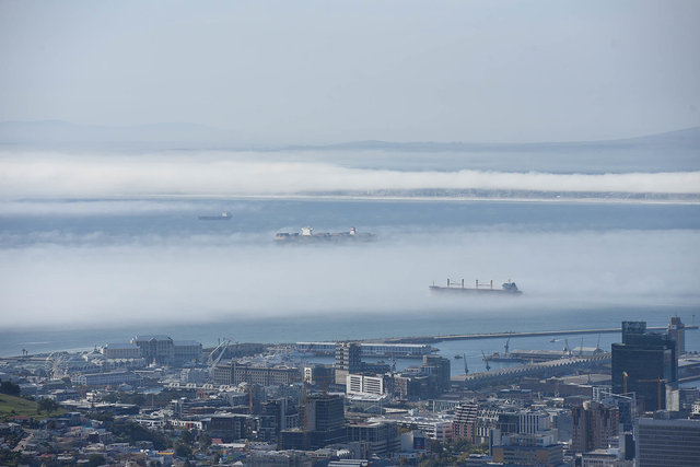 View from Table Mountain Capetown May 2019