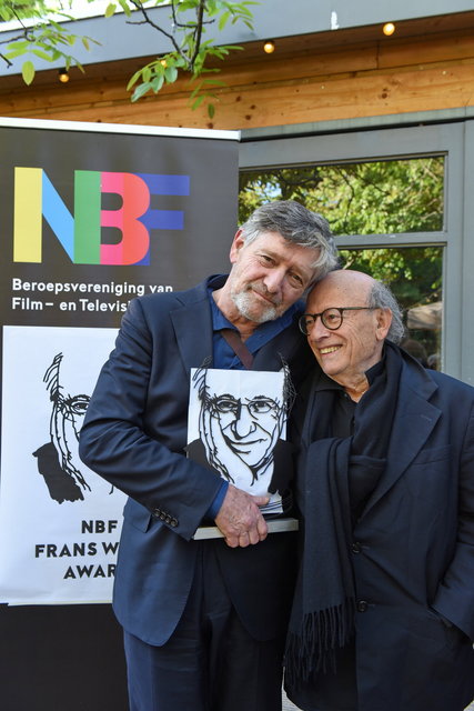 Pierre Bokma en Frans Weisz bij de NBF Zomerborrel 2022 
