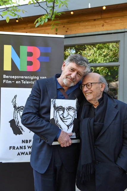 Pierre Bokma en Frans Weisz bij de NBF Zomerborrel 2022