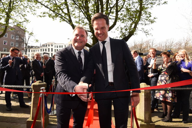 Opnenig Ondernemershuis Den Haag, Mark Rutte en Hans Biesheuvel