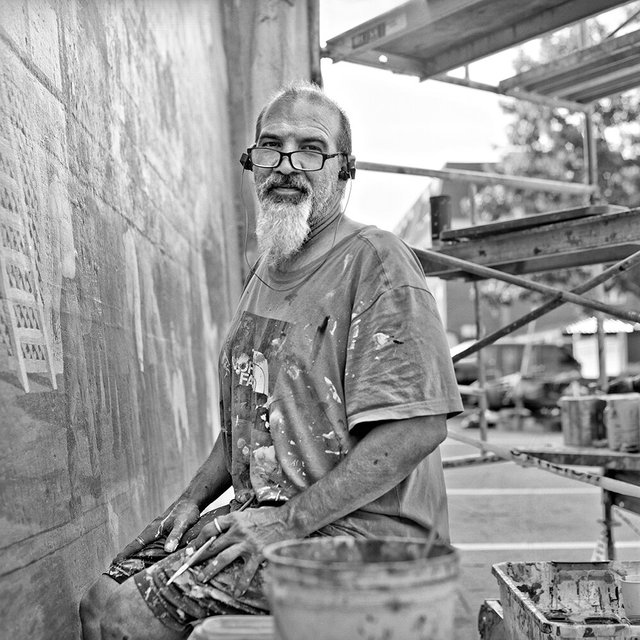 Chris Frugé, Louisiana Muralist, Maysville, KY