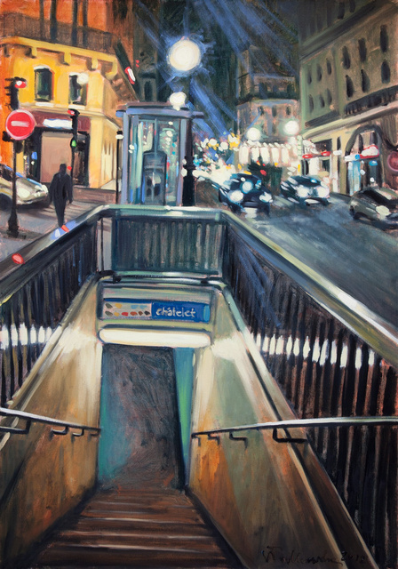 Chatelet, 80x100 olej płótno 2012