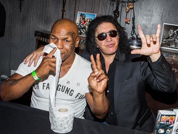 Mike Tyson and Gene Simmons