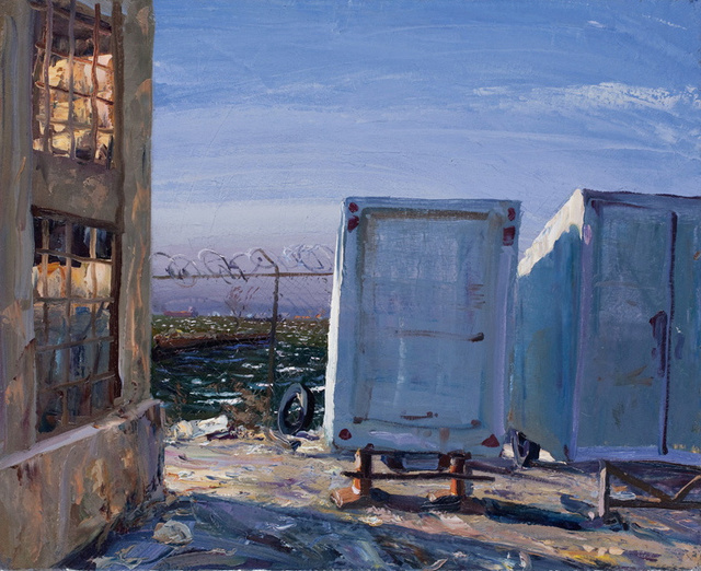 Trailers- Harborfront, 28 x 32" sold