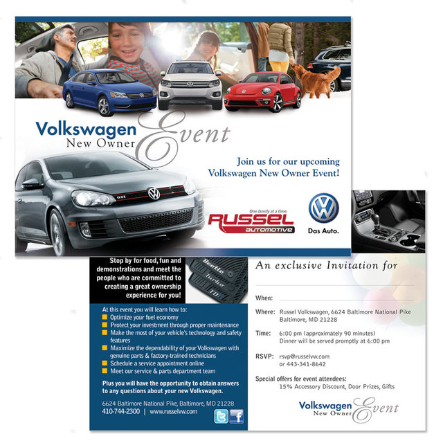 Russel Volkswagen Direct Mail