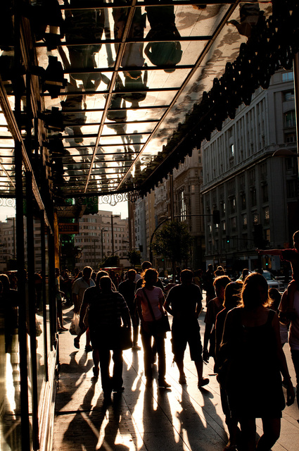 Reflections at the Gran Via