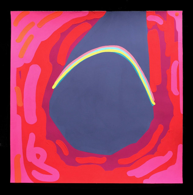 Desire Cave 10, 2017, gouache on paper