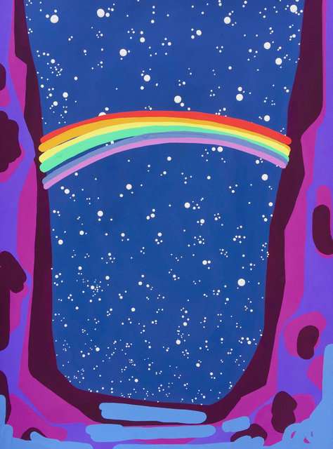 D.C. 2, 2017, gouache on paper