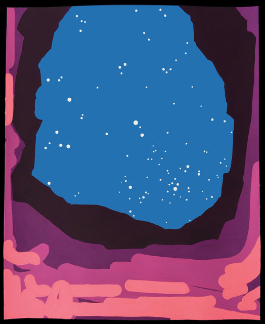 Desire Cave 4, 2017, gouache on paper