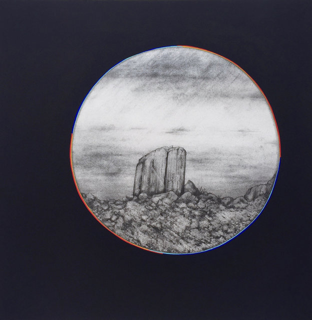 D.C. 19, 2017, graphite and gouache on paper