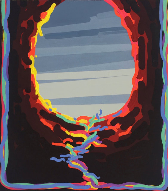 D.C. 21, 2017, gouache on paper