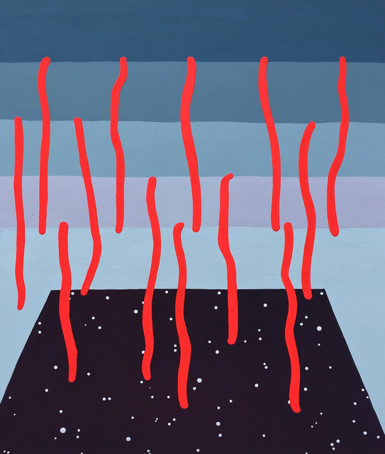 D.C.  33, 2017, gouache on paper