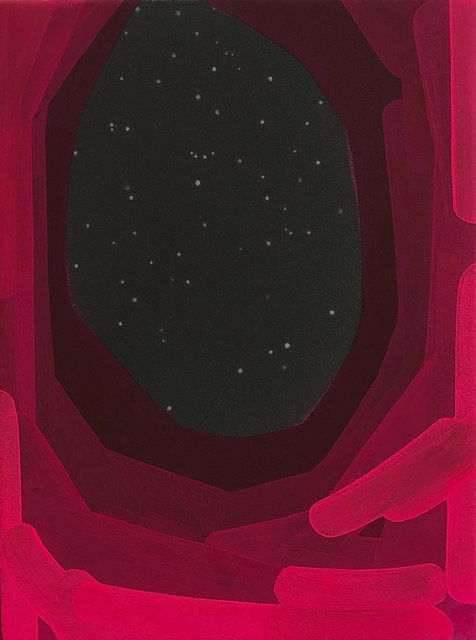 Accident and Error, 2019, gouache and graphite on paper