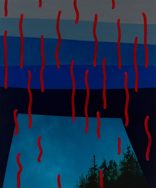 Out of Context and Overwhelmed by Space, 2020, oil on canvas, 72x60”
