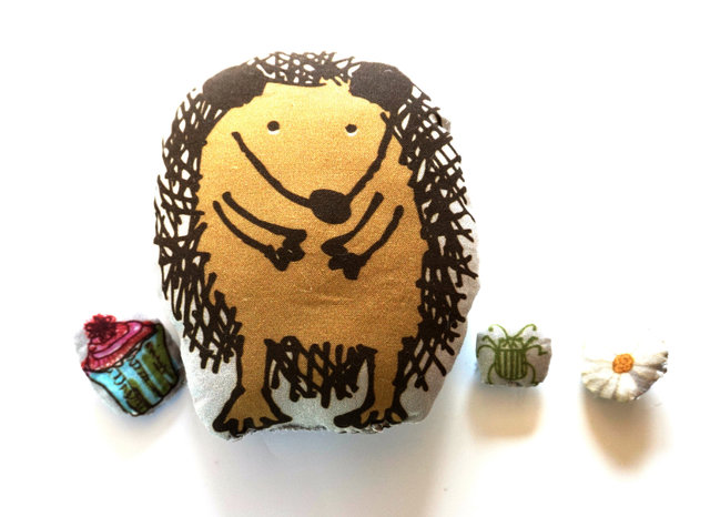 Toy with my Hedgehog textil