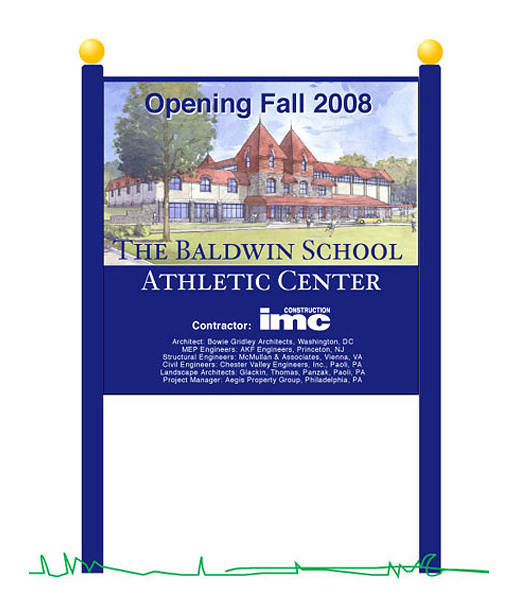 Construction signage - Baldwin
