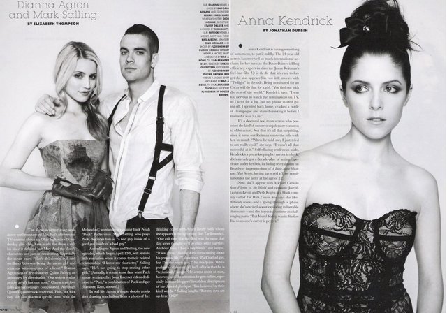 Mark Salling & Dianna Agron / Anna Kendrick