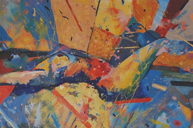 Kuszenie III 80x120 akryl płótno