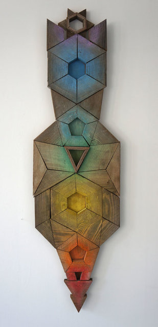 "Geodesic Guardian" 7ft x 2ft