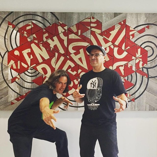 Mike Vargas & I with "Babel"