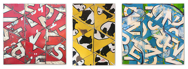 "Liminality 1,2 & 3" 30" x 30 " each