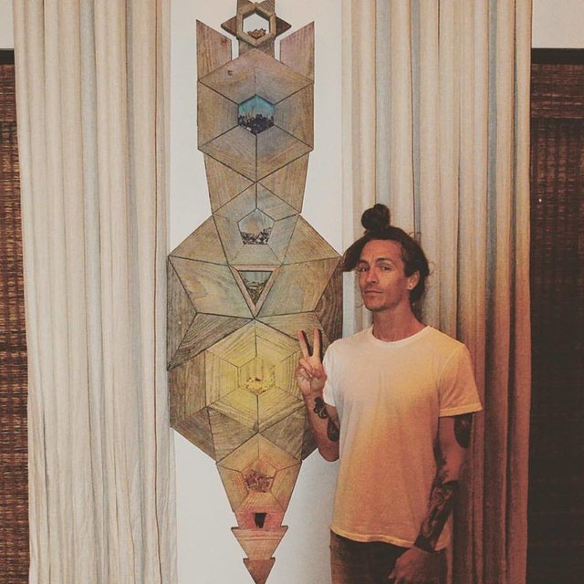 Brandon Boyd with "Geodesic Guardian"
