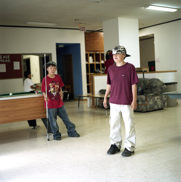 Craig and Mario at the Youth Center, 2010