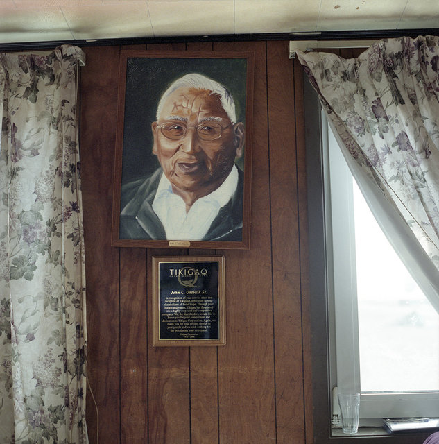 painting of John Oktollik, 2009