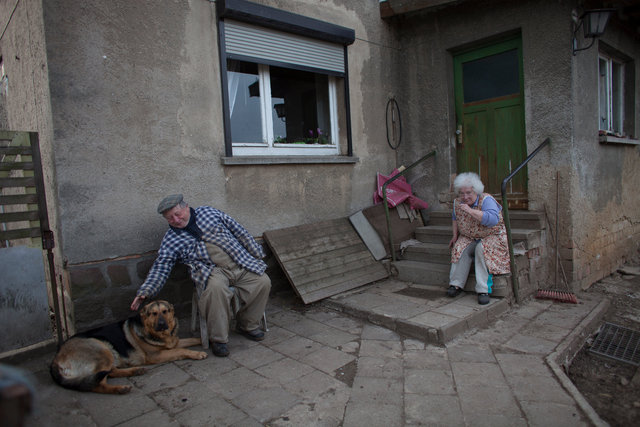 The farming couple Helmut and Hertha in Froeßnitz, Germany, live like they are in another time.