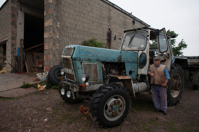 The farming couple Helmut and Hertha in Froeßnitz, Germany, live like they are in another time.