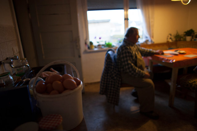 The farming couple Helmut and Hertha in Froeßnitz, Germany, live like they are in another time.