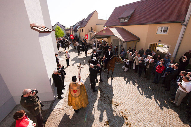 After the Vigil--Catholic Easter Procession