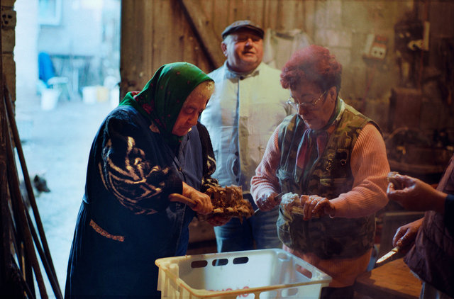 The farming couple Helmut and Hertha in Froeßnitz, Germany, live like they are in another time.