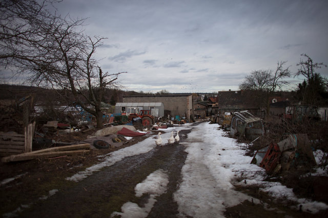 The farming couple Helmut and Hertha in Froeßnitz, Germany, live like they are in another time.