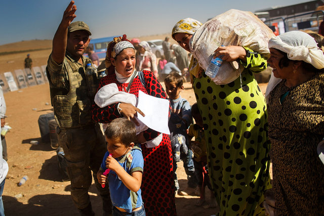 Escape to europe -  turkish-syrian border