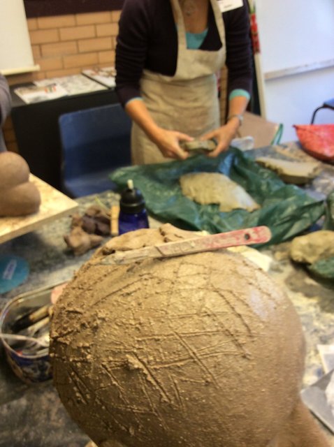 adding WET clay to HARD/DRIED clay