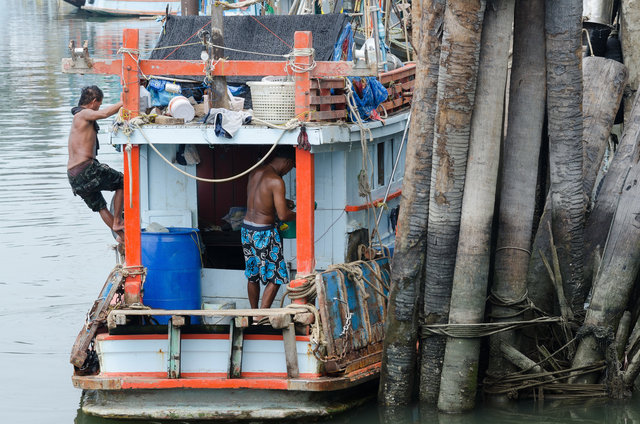 Port of Pak Nam Pran, Thailand
