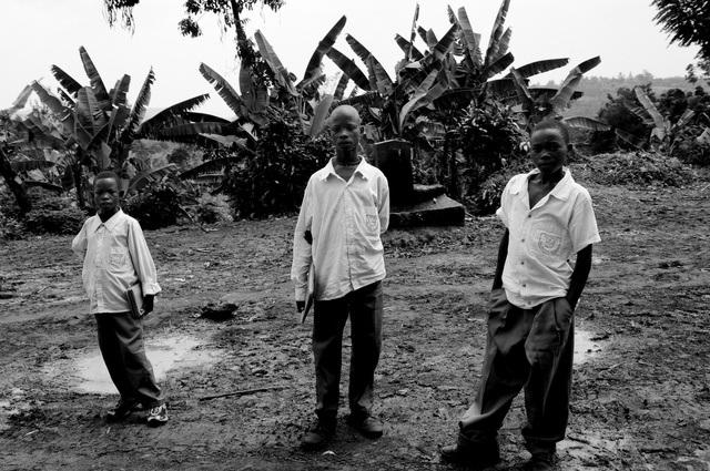Schoolboys near Bukavu
