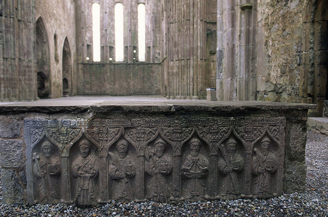 Bas-relief, église de Cashel, comté de Tiperrary